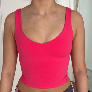 pink align tank
